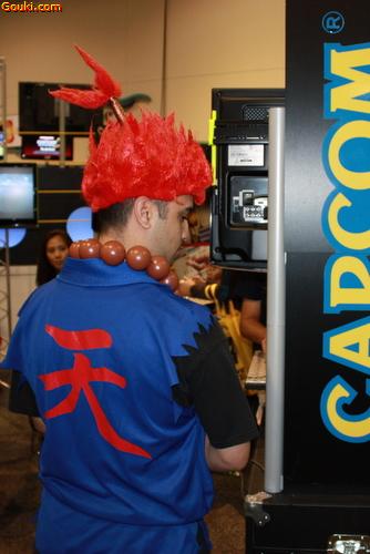 FNJimmy as Gouki SDCC 2010 Capcom booth