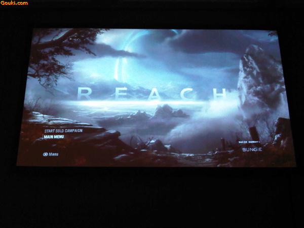 Halo Reach campaign screen